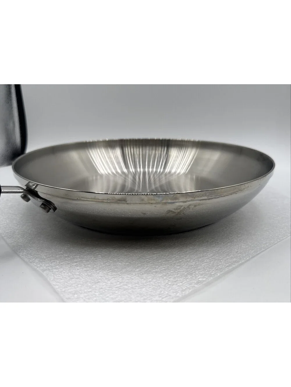 Vintage West Bend Kitchen Craft Stainless 11” Sauté Frying Pan Skillet Unused